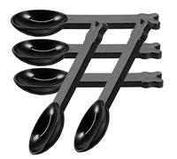 Abaodam 5pcs Hamster Sand Bath Spoons Small Pet Body Cleaning Colander with Smooth Surface for Hamster Sand Bath and Bathing Maintenance Random Color