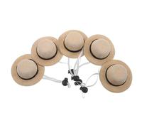 Abaodam 5pcs Hat Chick Hat Sunproof Design for Small Dogs Cats and Hamsters Summer Outdoor Accessories