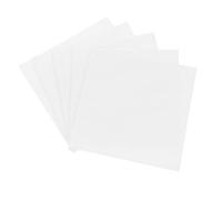 Abaodam 5pcs Heat Resistant Ceramic Fiber Anti-Stick Pads for Pottery Tools, Thick High Temperature Insulation Mats for Kiln Glazing and Clay Sheet Glass Fusing Accessories