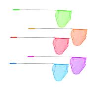 Abaodam 5pcs Insect Nets Fishing Tools Safe Butterfly Catching Nets with Slip Handle for Outdoor Exploration Random Color for Boys Random Color