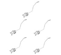 Abaodam 5pcs Marching Music Stand Clamp -lyre Clarinet Sheet Music Clips French Horn Clip Practical Sheet Rack Holder for Wind Traveling Instrument Trumpet Parts Accessories