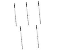 Abaodam 5pcs Metal Soprano Recorder Practice Flute Music Instrument d Key Soprano Recorder for Beginner Boys and Girls Musical Instrument