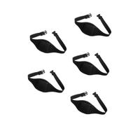 Abaodam 5pcs Microphone Aerobics Bag Gym Instructor Mic Belt Absorbent Belt Waistband Bag Microphone Fitness Belt Speaker Arm USB Mic Phone Wallet Microphone Holder Belt Polyester Black