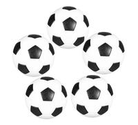 Abaodam 5pcs Mini Foosball Table Replacement Portable Soccer for Table Football Games for Indoor Play and Easy Replacement