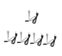 Abaodam 5pcs Miniature Handheld Phone Microphone for Singing Recording Portable Small Microphones Compatible Mobile Phone Laptop