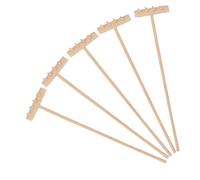 Abaodam 5pcs Miniature Sand Garden Rake Tools Set, Small Desk Zen Garden Rakes for Sand Tray Crafts and Tabletop Decoration, Suitable for Home and Office Play