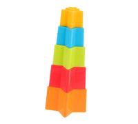 Abaodam 5pcs Multi-colored Stacker Cups for Boy Girl Educational with Numbers Activity Stacking for Early Learning and Hand-eye Coordination