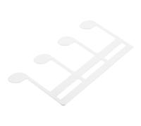 Abaodam 5pcs Music Score Clip Holder Metal Book Page Clamp Sheet Music Fixing Clip