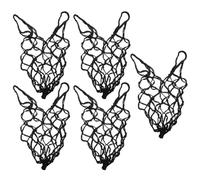 Abaodam 5pcs Nylon Mesh Vegetable Bags for Livestock Feeding, Heavy Duty Thickened Net Bag with Reinforced Edges and Large Mouth, Prevents Feed Loss and Tearing, Suitable for Horses