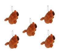 Abaodam 5pcs Plush Capybara Toy Stuffed Animal Toy Soft Capybara Doll for Boys and Girls Adorable
