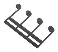 Abaodam 5pcs Portable Metal Music Page Holder Music Book Clip Shaped Design for Guitar Score Sheet and Reading Book Pages