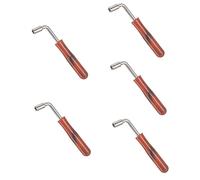 Abaodam 5pcs Professional Dulcimer Tuning Tool Piano Tuning Wrench for Instrument Tone Handheld Tuner Accessory