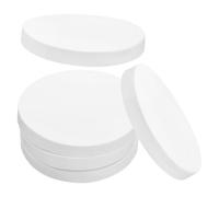Abaodam 5pcs Pvc Marine Dock Piling Caps for Pier and Dock Protection Easy to Install Small Piling Covers Made from Sturdy White Pvc Material for Protecting Wooden Pegs