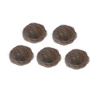 Abaodam 5pcs Rattan Bird Nest Ornaments Creative Vine Artificial Bird Nest Decor for Home Easter Flower Photography Props