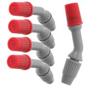 Abaodam 5Pcs Red Cone Spray Nozzles Garden Water Sprayer Hose Irrigation Replacement Mist Nozzle for Efficient Watering and Use