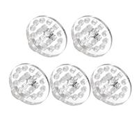 Abaodam 5pcs round Acrylic Coral Base Frag Rack Suitable for Growth and Reproduction of Corals for Aquarium Rack and Reef Tank Decoration