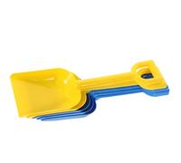 Abaodam 5pcs Sand Scoop Shovels Plastic Beach Diggers Small Size Outdoor Sand Play for Suitable for Sandbox and Beach Party Random Color