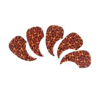 Abaodam 5pcs Self-adhesive Pickguard Stickers for Acoustic Guitar Water Drop Shape Thickness Replacement for Folk Guitar Parts Easy to Apply