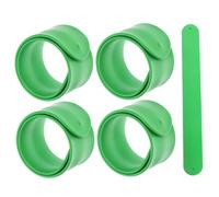 Abaodam 5Pcs Silicone Slap Bracelets for Fun Party Wristbands Easy to Use Non Fading Slap Bands Goodie Bag Fillers for Events and Prizes