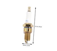 Abaodam 5pcs Spark Plugs for Gasoline Generators and Farm Machinery Replacement Ignition Plugs Stroke Engines Easy to Install and Power-saving