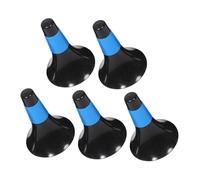 Abaodam 5pcs Sports Training Marker Cones for Soccer Basketball Football Agility Drills Plastic Stackable Field Markers Portable for Skills Development