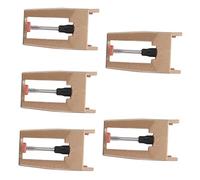 Abaodam 5pcs Stylus Pickup Head for Record Player Phonograph Stylus Aluminum Rod for Vinyl Records Accessories Gold for Phonograph Attachment