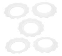 Abaodam 5pcs Sweat Resistant Silicone Non Slip Nursing Covers Soft Breathable Breastfeeding Protection for Newborns Summer Use