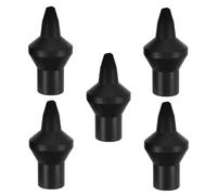 Abaodam 5pcs Tapered Cone Leak Detector Adapter for Automotive Evap System, Exhaust Intake Tester Cone, Heavy Duty Automotive Leak Repair Tool