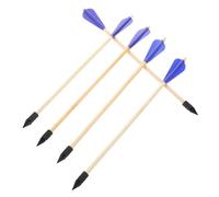 Abaodam 5pcs Traditional Chinese Style Wood Arrows Props for Tossing Game Safe Lightweight Pitch Pot Arrows with Rounded Edges Portable for Outdoor Parties and Cultural Events