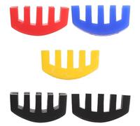 Abaodam 5pcs Violin Silencer Rubber Mute for Home Practice Violin Mute Sound Reducer Bridge Clip