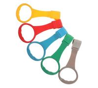 Abaodam 5pcs Walking Pull Ring Playpen Handle Grip for Boy Girl Boy Girl Stand up Rings Cot Toys Hanging Walking Helper