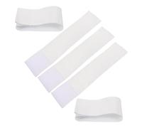 Abaodam 5pcs White Armbands for Soccer Football Basketball and Gymnastics Durable Stylish Blank Design for DIY Reusable Wristbands for Team Sports and Cosplay