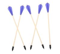 Abaodam 5pcs Wooden Arrows for Tossing Games Lightweight Portable Props for Pitch Pot Fun Durable Arrow for Team Building Outdoor Gatherings for All Ages