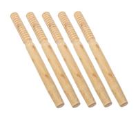 Abaodam 5pcs Wooden Handle Replacement for Garden Hand Tools Multipurpose Hoe Spade Handles Compatible with Orchard Pruning Vegetable Tilling and Harvesting