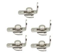 Abaodam 5sets Adjustable Clarinet Thumb Rest Plated Finger Holders for Comfortable Instrument Playing and Tear-resistant Clarinet Accessory