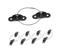 Abaodam 5sets Anti-tip Furniture Anchors Kit Proofing Straps for Wall Securing Bookcase Dresser and Tv Stand and Easy to Install Safety for