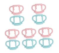 Abaodam 5sets Bottle Newborn Baby Bottles for Baby Shower Silicone Handle for Toddlers 2pcs*5
