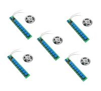 Abaodam 5sets DIY Electronic Kit Set Piano Keyboard Kit Eight Notes Electronic Organ DIY Soldering Material Project