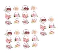 Abaodam 5sets Elastic Hair Bands Girls Flower Hair Ties Ties for Boys and Girls Scrunchies Ponytail Holders Accessories 6pcs*5