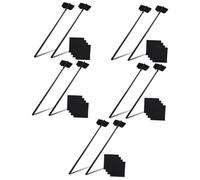 Abaodam 5sets Flute Cleaning Kit Rods Cloths for Easy Dust Removal for Flute Maintenance and Care for Musicians