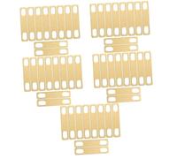 Abaodam 5sets Metal Guitar Neck Shim Guitar Accessories for Electric Bass Accurate Size for Sound Enhancement 10pcs*5
