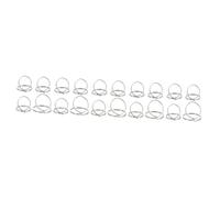 Abaodam 5sets Metal Hollow Finger Picks for Bass Guitar Guitar Pick Set for Instrumentalist Handy Metal Finger Plectrum for Folk