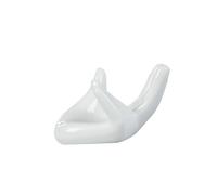 Abaodam 6/12 Hole Ocarina Display Accessories 3pcs Hand Shaped Ceramic Base Holders Perfect for Music Enthusiasts