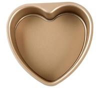 Abaodam 6 Inch Heart-Shaped Baking Tray for Cake Made of Sturdy Stainless Steel with Detachable Base, Easy to Carry, for Home and Professional Cake Store Baking