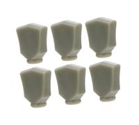 Abaodam 6 Pieces Deep Green Guitar Tuner Handles Diamond Pattern Plastic String Locking Tuning Caps for Acoustic and Electric Guitars for Precise String Adjustment