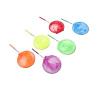 Abaodam 6 Pieces Telescopic Insect Catcher Net for Retractable Fishing Nets Colors Light Blue Red Yellow Purple Orange Fluorescent Green Outdoor Garden for Bug Hunting