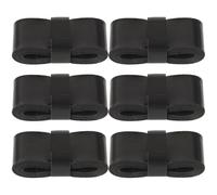 Abaodam 6 Rolls Black Drumstick Grip Tape Wraps Sweat-absorbent Non-slip Percussion Stick Wraps for Drumsticks Handle Protection and Enhanced Grip