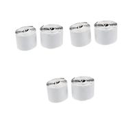Abaodam 6 Rolls Hook and Loop Tape for Electric Pedal Guitar Accessory Self-adhesive Stickers Protective Stickers for Guitar Pedal Parts Setup