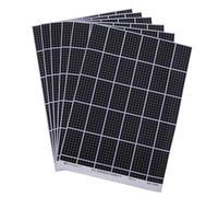Abaodam 6 Sheets Miniature Landscape Solar Panel Stickers, Blue Self-adhesive Photovoltaic Board for Architectural Sandbox Model Materials, 6 Sheets, Realistic Modern Scenery for Landscape