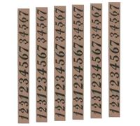 Abaodam 6 Sheets Tongue Drum Scale Stickers Interval Note Labels Self-adhesive for Beginner Practice Musical Instrument Accessories